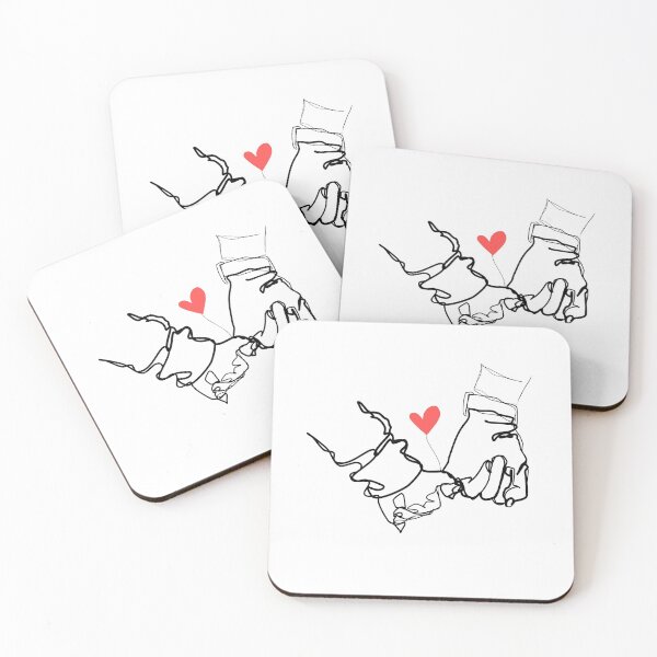 Item preview, Holding pinkies line art designed and sold by orangerinka.