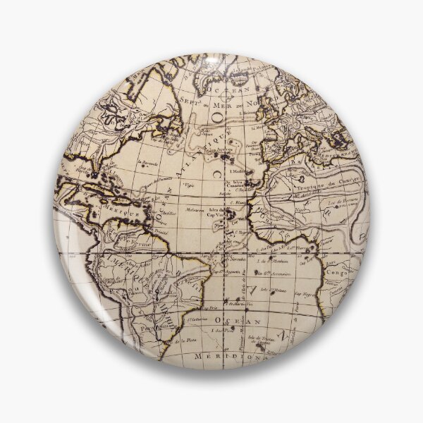 Item preview, Vintage french world map - Cartes et tables de la Géographie Physique et Naturelle. Présentées au Roi le 15 Mai 1757 Par Philippe Buache designed and sold by DejaVuStudio.