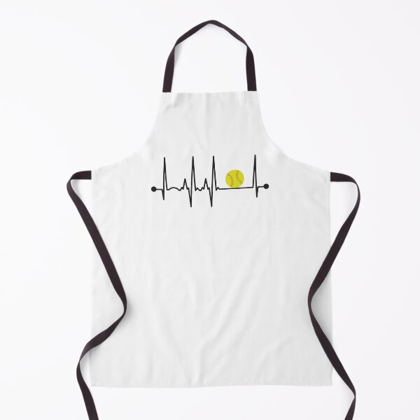 Item preview, Softball Heartbeat designed and sold by teesaurus.