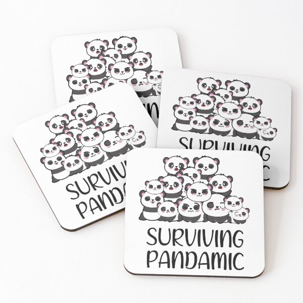 Item preview, Surviving pandamic Kawaii panda designed and sold by KawaiiPark.