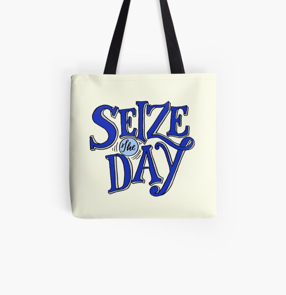 Seize The Day All Over Print Tote Bag