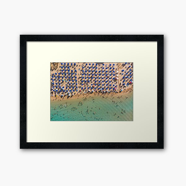 Summer Paradise - Protaras Framed Art Print