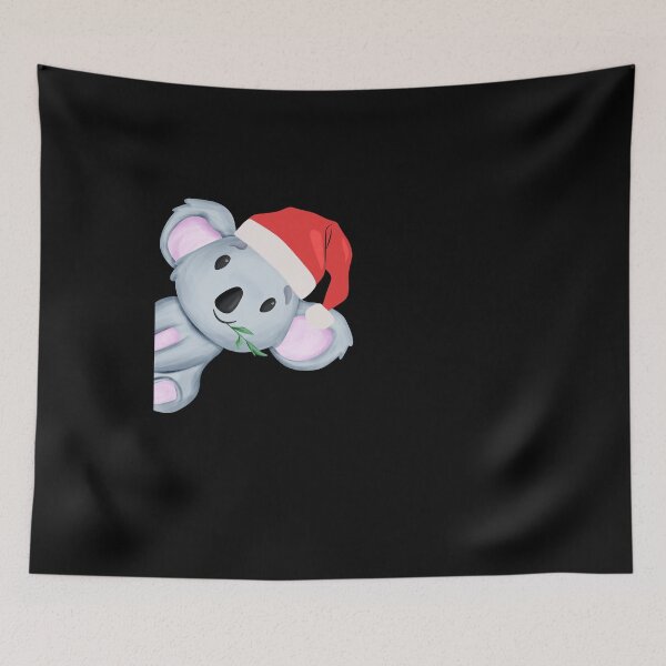 Item preview, Koala Christmas Santa Hat designed and sold by Ibu83.