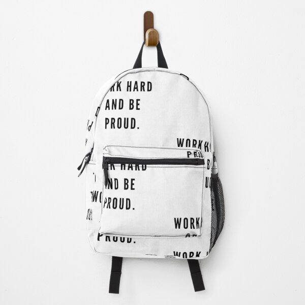 Item preview, Work Hard and Be Proud, Work Hard, Be Proud, Inspirational, Motivational designed and sold by Magic Love Art Print.