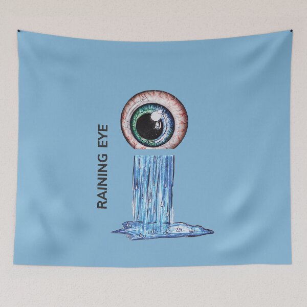 Item preview, RAINING EYE by FrankenDuo cornflower blue designed and sold by FrankenDuo.