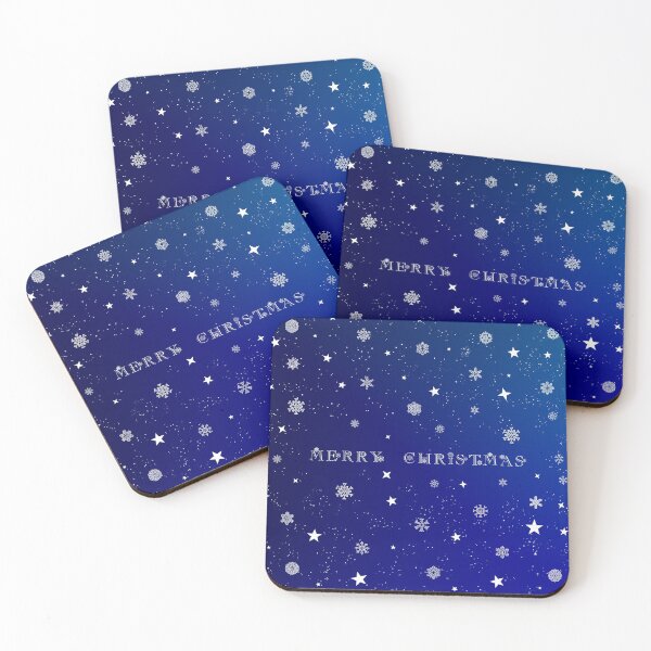Item preview, Merry Christmas | Blue pattern | Blue Christmas designed and sold by aloresarts.