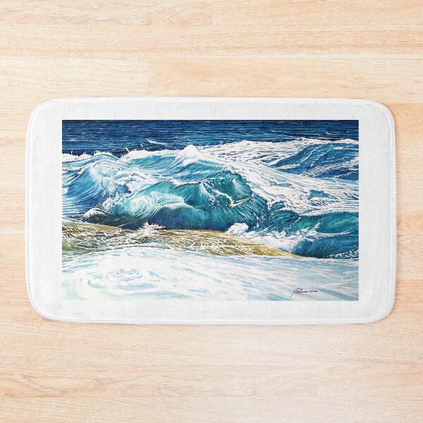 Item preview, Realism Watercolor Painting of Seawaves designed and sold by Rodel Camacho.