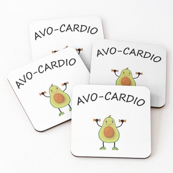 Item preview, Avo-cardio, sports lawyer, humor designed and sold by Curlyhaire.