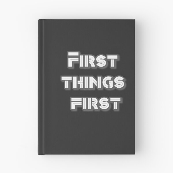 Item preview, first things first designed and sold by Inspiring Strokes.