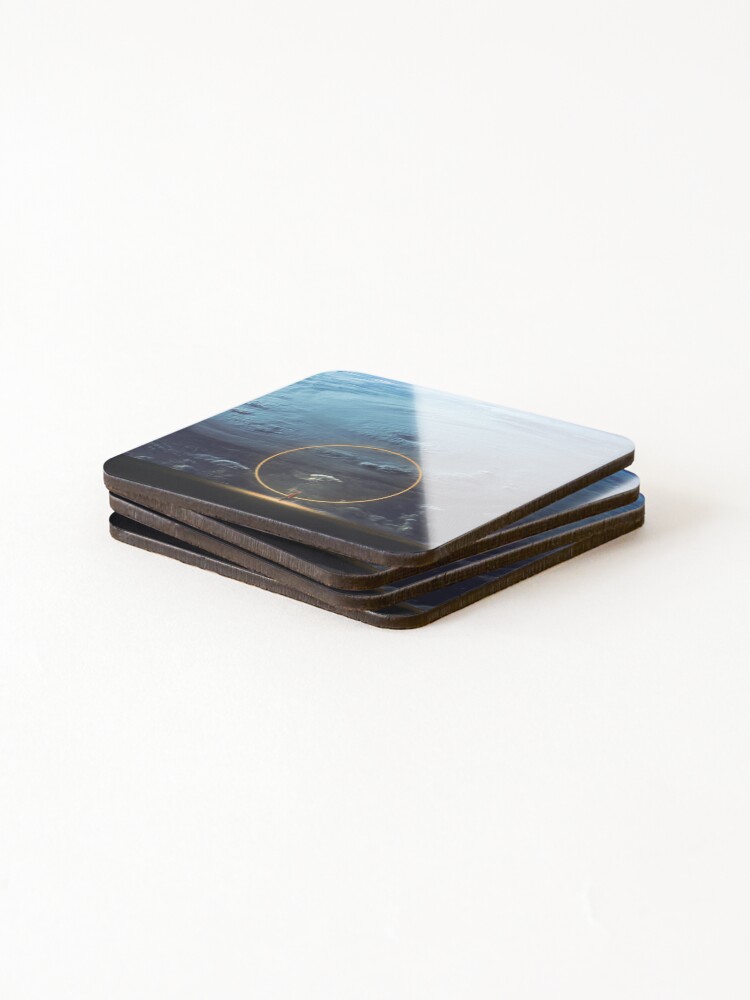 Thumbnail 4 of 5, Coasters (Set of 4), Stranded designed and sold by nikvisuals99.