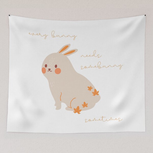 Aperçu de l'œuvre Cadeau d'amoureux de lapin Chaque lapin a parfois besoin de Somebunny créée et vendue par Nathalie Aynié.