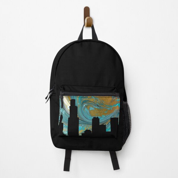 Item preview, Chicago Skyline Liquid Marble Sky designed and sold by EddieBalevo.