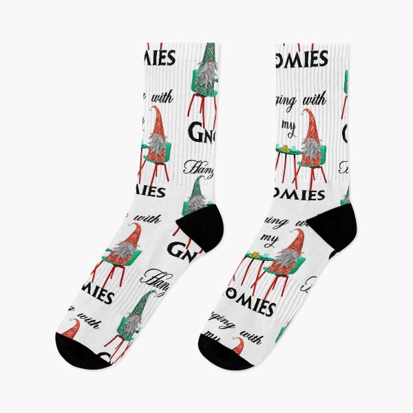 Item preview,  Chillin with my gnomies - hanging with my gnomies - Christmas gnomes designed and sold by Designhub14.
