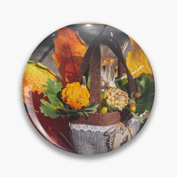 Item preview, Thanksgiving Day basket, Autumn, November, watercolor, thanksgiving greetings designed and sold by August-E.