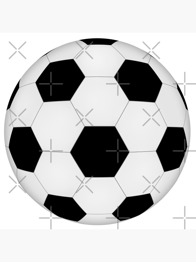 "Classic soccer ball pattern" Poster for Sale by GraffiTimi | Redbubble