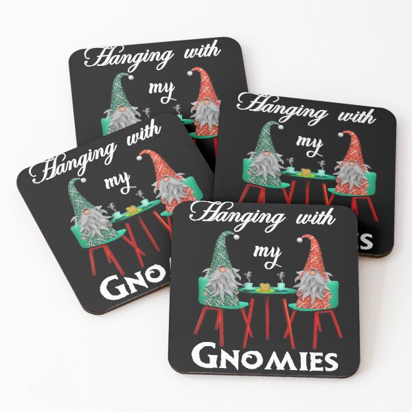 Item preview, Chillin with my gnomies - hanging with my gnomies - Christmas gnomes designed and sold by Designhub14.