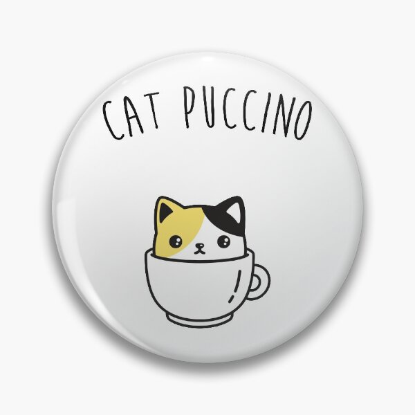 Item preview, cat puccino designed and sold by Curlyhaire.