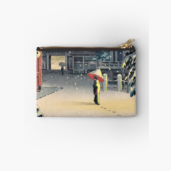 Item preview, Snow at Nezu Shrine by Tsuchiya Koitsu designed and sold by Takeda-art.