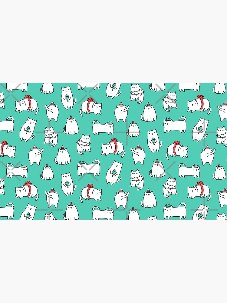 Fat Christmas cats by kostolom3000