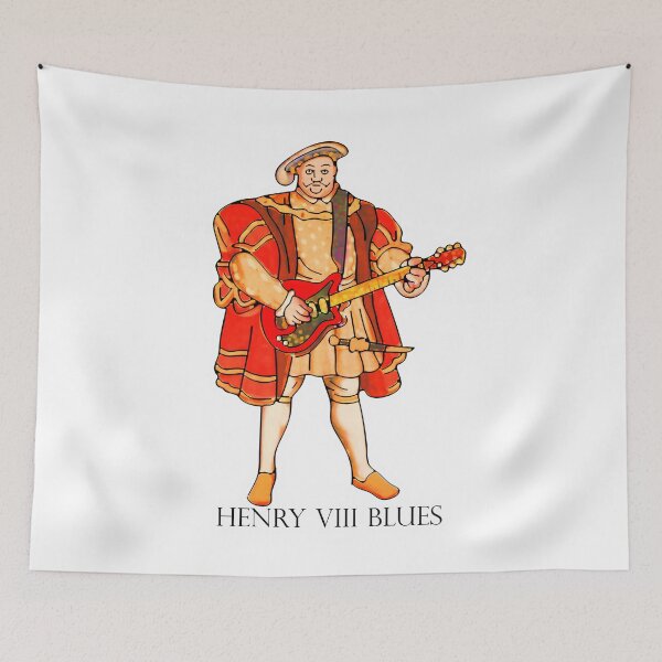 Item preview, Henry VIII blues - dystopian pop version designed and sold by Xdelacra.