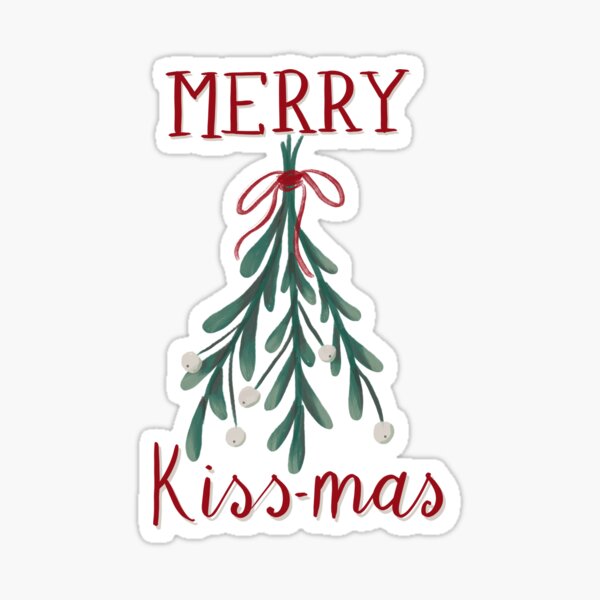 Merry Kiss-mas! Sticker