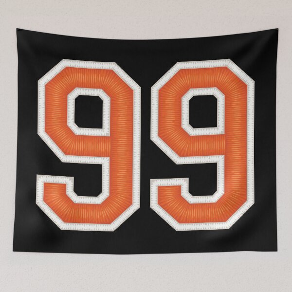 Item preview, Sports Number 99 Jersey Ninety-Nine Orange designed and sold by elhefe.