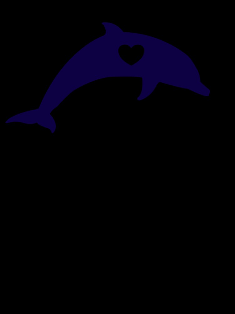 Dolphin Heart Babystrampler