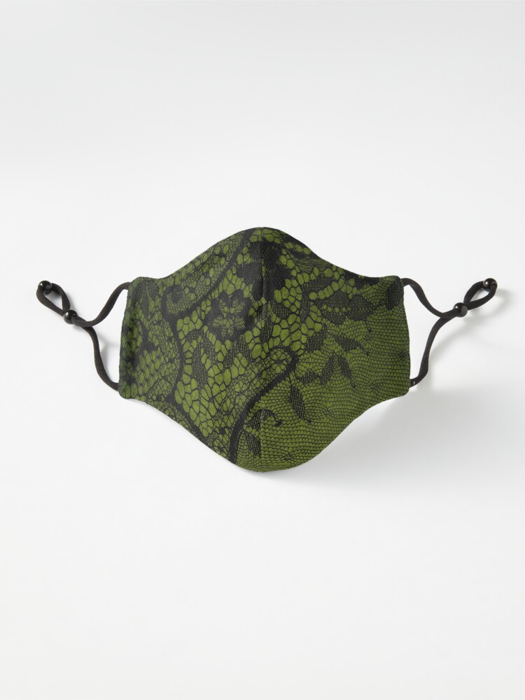 Alternate view of Beautiful Black Gothic Lace texture Mask