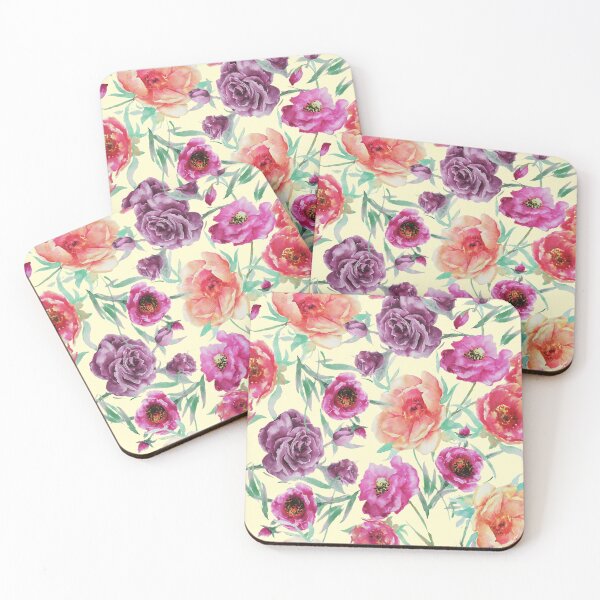 Item preview, Watercolor Colorful Flowers designed and sold by Beakka.