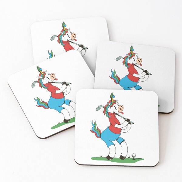 Item preview, Golfing Unicorn twin  designed and sold by youngdstag.