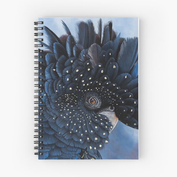 Item preview, Priscilla black cockatoo portrait designed and sold by Debra Dickson.