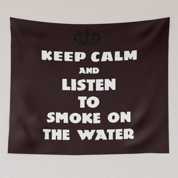 Item preview, Keep Calm and Listen to Smoke on the Water designed and sold by QuotesDogma.
