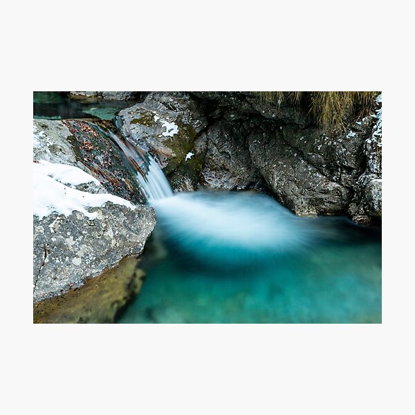 Val Vertova waterfalls Photographic Print