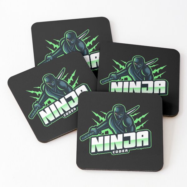 Item preview, Ninja Coder Green designed and sold by clubtee.