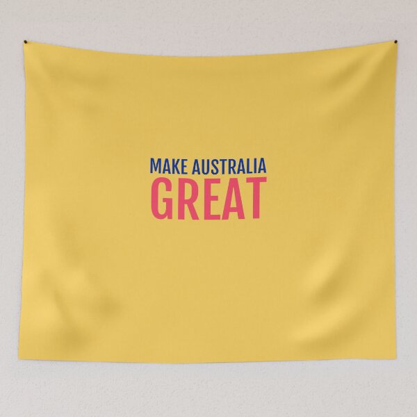 Item preview, Make Australia Great Again Red & Blue designed and sold by Radu Matei.