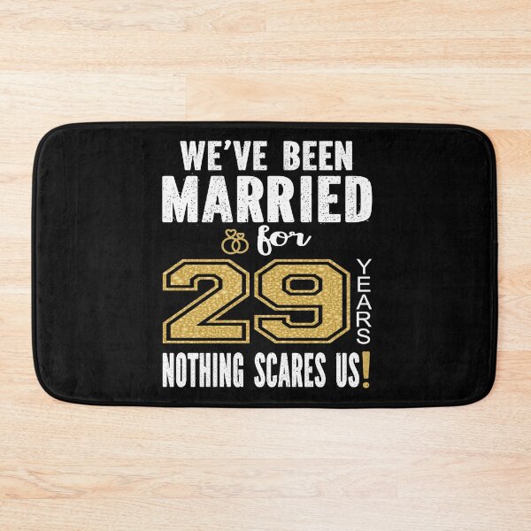 Item preview, We've Been Married For 29 Years Nothing Scares Us Couples print designed and sold by Grabitees.