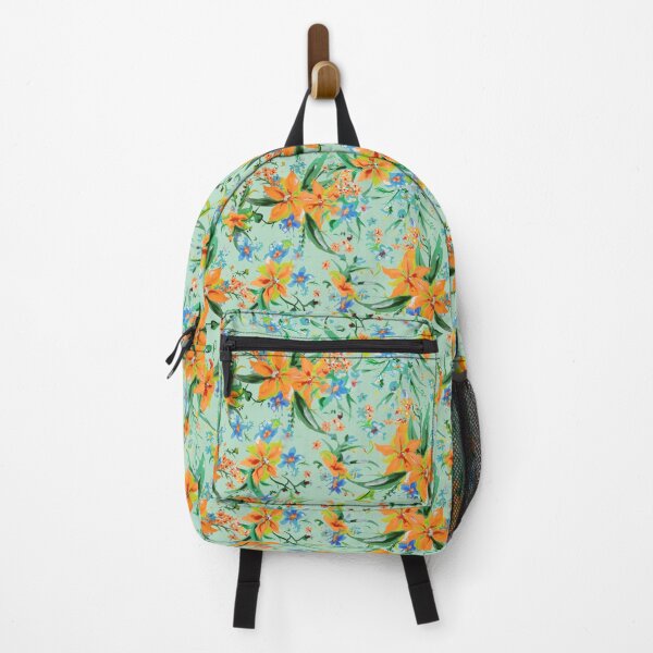 Item preview, Watercolor tropical yellow and green Flowers designed and sold by Beakka.