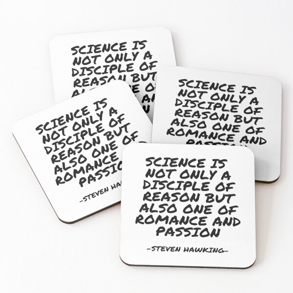 Item preview, Steven Hawking - Science is  not only a disciple of reason but also one of romance and passion designed and sold by appleofyoureye.