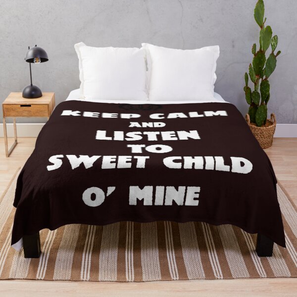 Item preview, Keep Calm and Listen to Sweet Child O' Mine designed and sold by QuotesDogma.