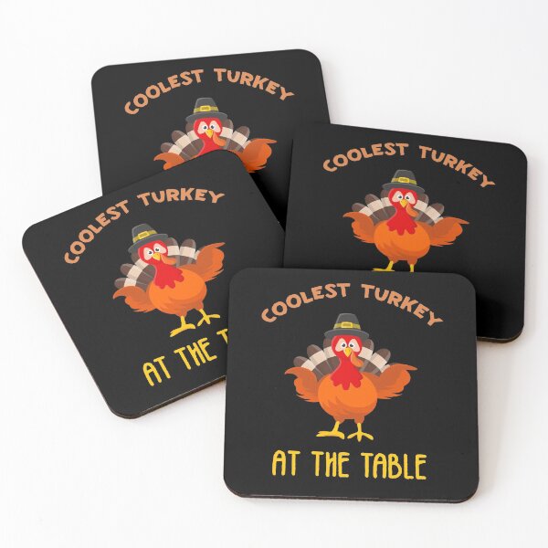 Item preview, Coolest Turkey At The Table - funny thanksgiving gift designed and sold by nananinanana.