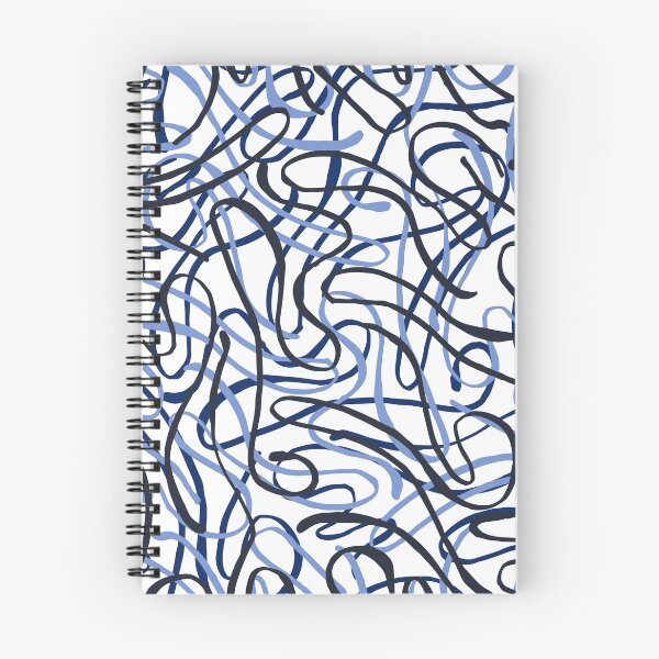 Item preview, Blue and White Abstract Pattern  designed and sold by Susie Gallery.