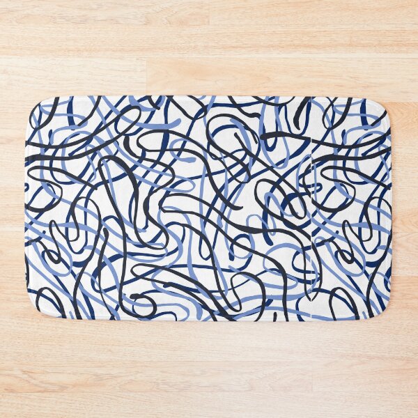 Item preview, Blue and White Abstract Pattern  designed and sold by Susie Gallery.