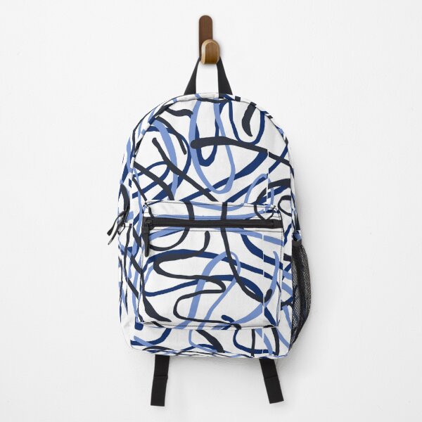 Item preview, Blue and White Abstract Pattern  designed and sold by Susie Gallery.