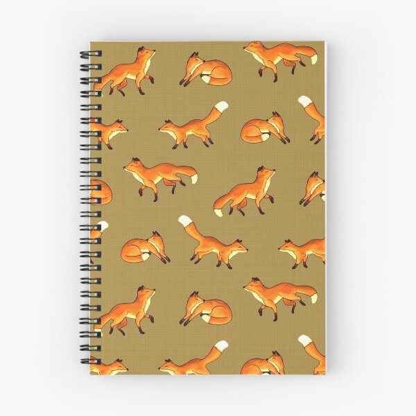 Item preview, Free Frolicking Foxes on Mustard  designed and sold by TigaTiga.