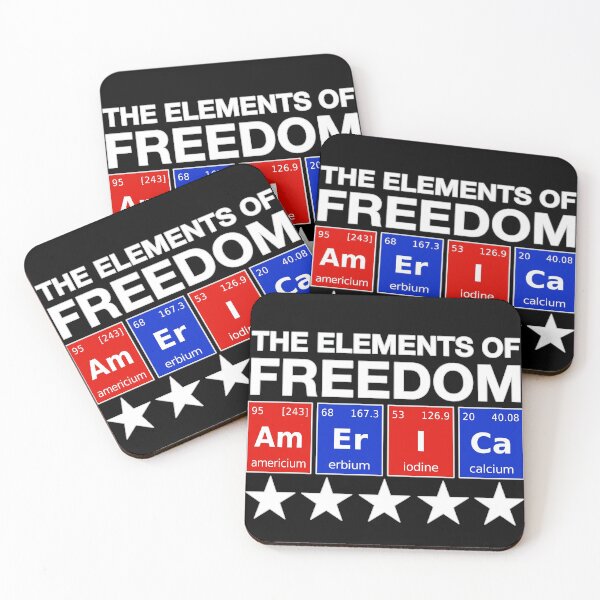 Item preview, The Element Of Freedom America, Periodic Table Of Elements designed and sold by teesBYAlioui.
