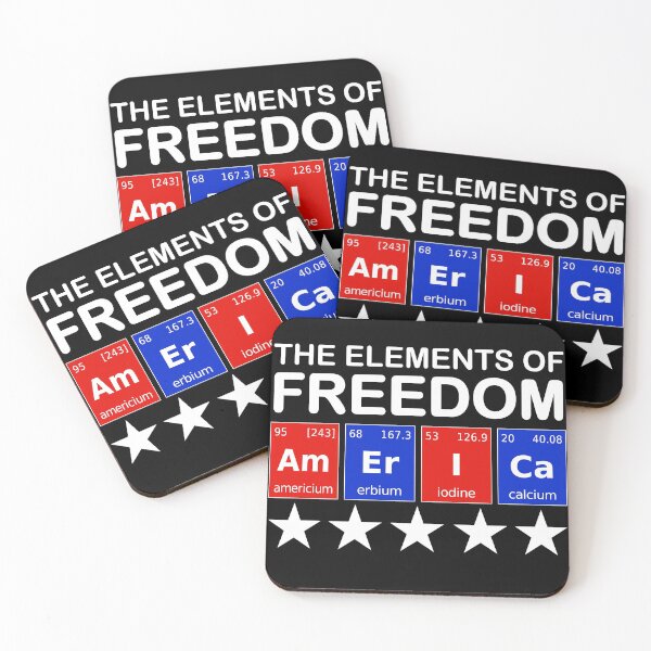 Item preview, The Element Of Freedom America, Periodic Table Of Elements designed and sold by teesBYAlioui.