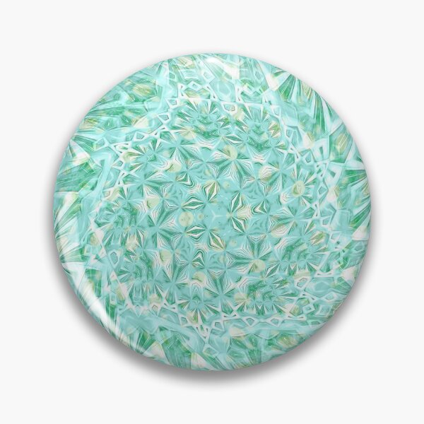 Aperçu de l'œuvre Kaléidoscope Bleu Vert Magique En Circulation créée et vendue par SpieklyArt.