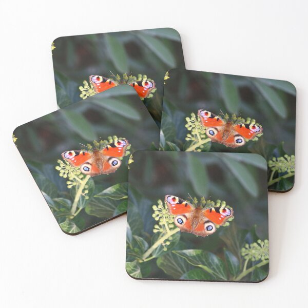 Item preview, Peacock butterfly on blooming ivy designed and sold by NW-Photo-Art.
