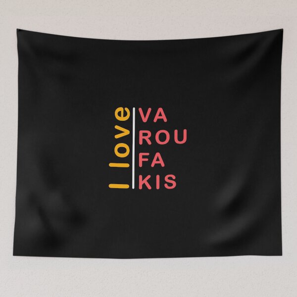 Item preview, "I love Varoufakis" slogan 2 designed and sold by Art By M.