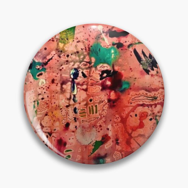 Item preview, Red with a Turquoise Hat Abstract designed and sold by Malc Sutherland.